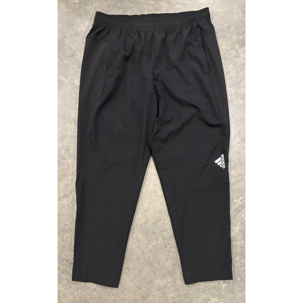 Adidas Aeroready Training Pants Black Tapered Athletic Mens XL Track Pants